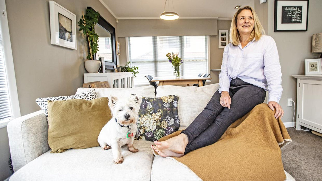 Prue talks about her home as a haven with Sunday Magazine
