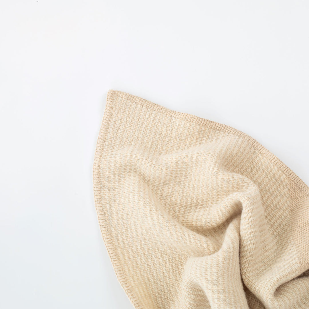 Foxtrot Home New Zealand Wool Throw Blanket Geometric Pampas