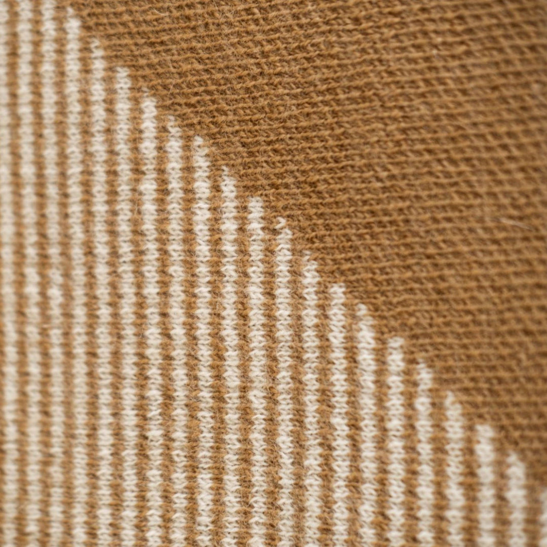 Foxtrot Home New Zealand Wool Bedspread in Ginger Honey