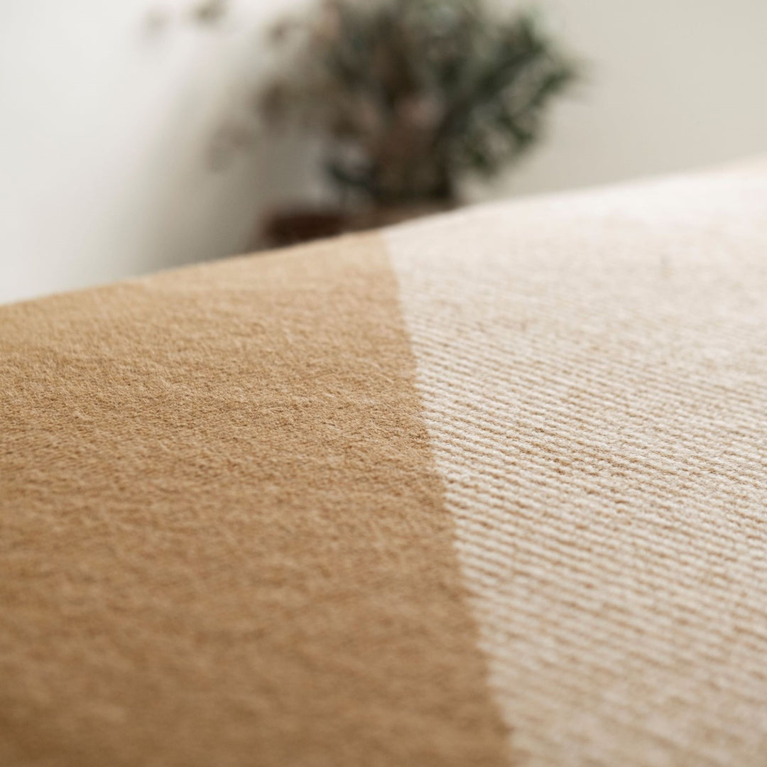 Foxtrot Home New Zealand Wool Bedspread in Ginger Honey