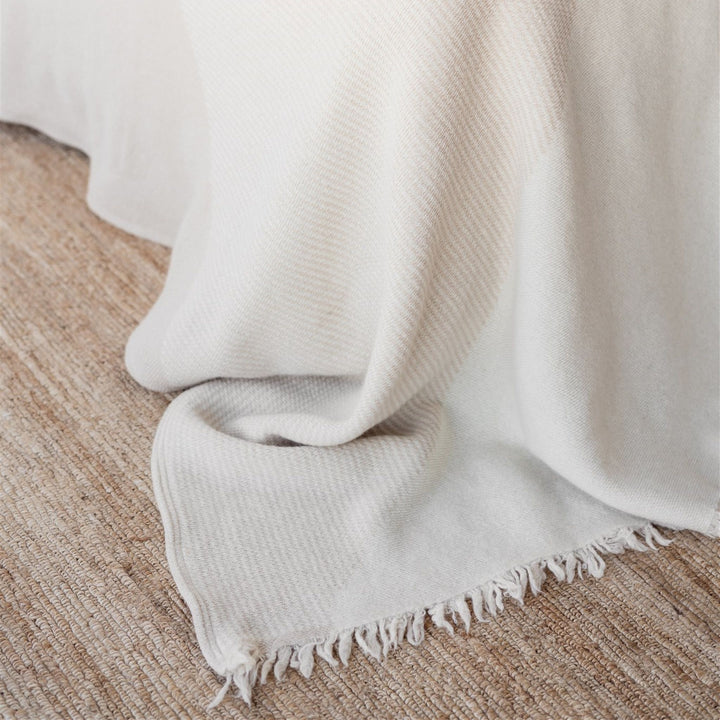 Foxtrot Home New Zealand Wool Bedspread t in Pampas