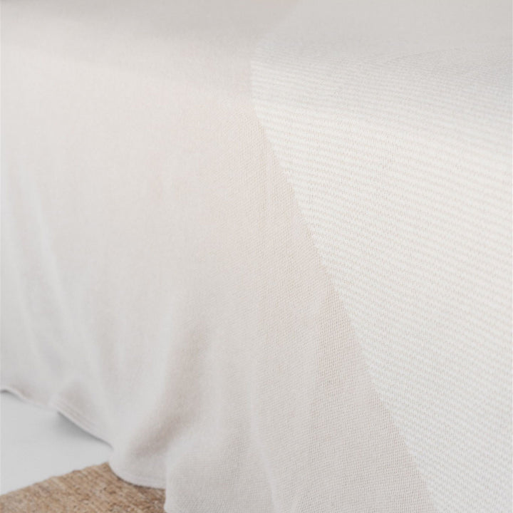 Foxtrot Home New Zealand Wool Bedspread t in Pampas
