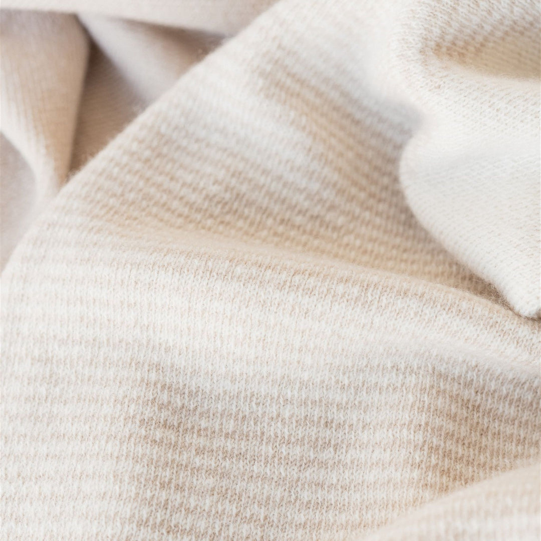 Foxtrot Home New Zealand Wool Bedspread t in Pampas