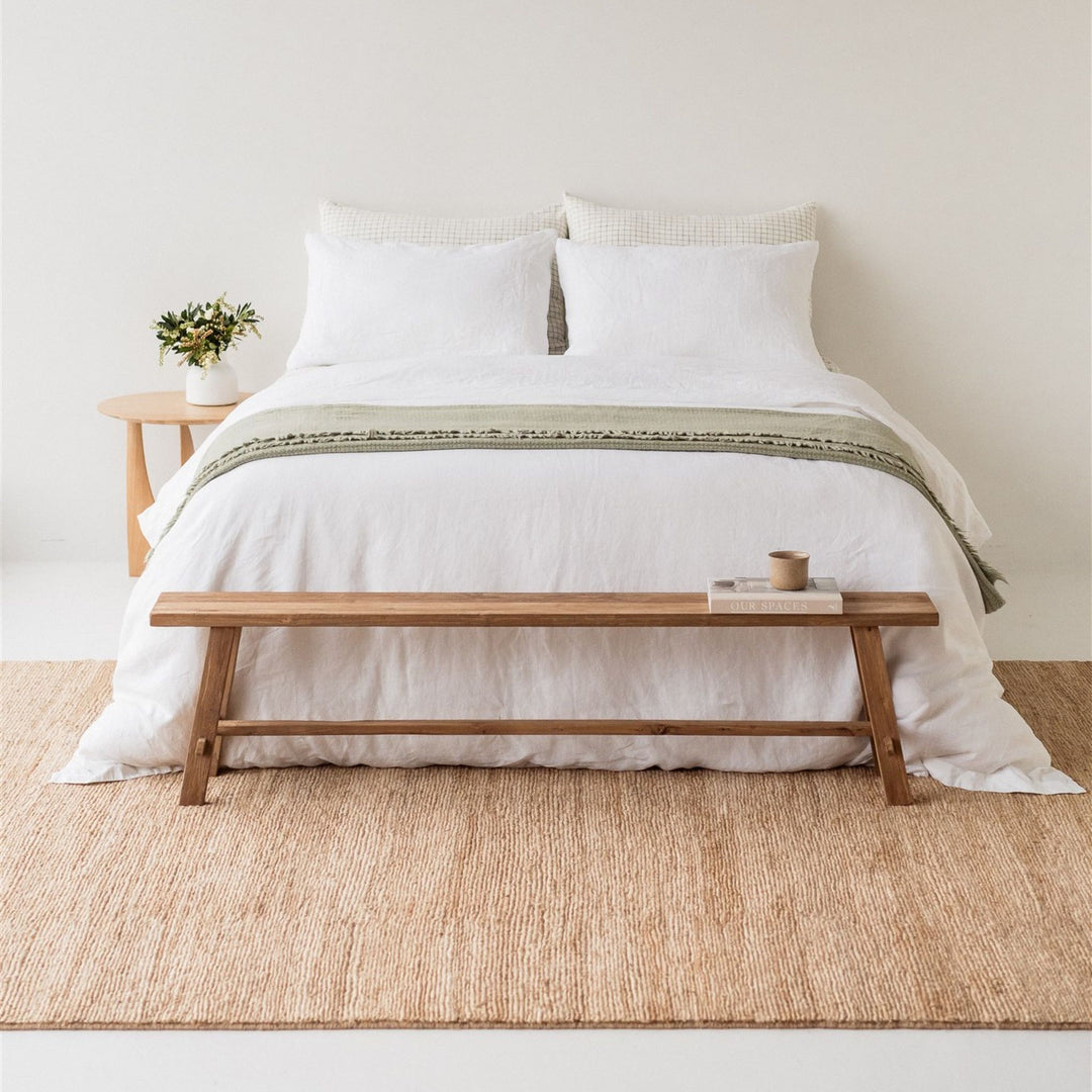 Foxtrot Home New Zealand Wool Throw Blanket Spring