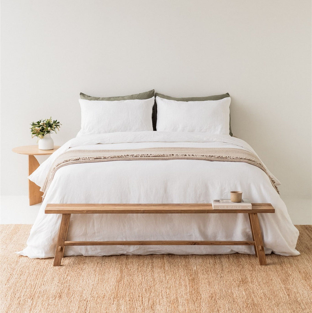 Foxtrot Home New Zealand Wool Throw Blanket Sand