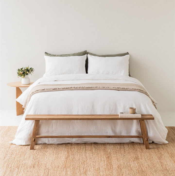 Foxtrot Home New Zealand Wool Throw Blanket Sand
