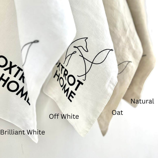 Off White Linen Cot Duvet