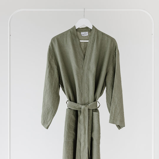 Cactus Linen Robe