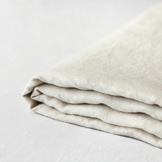 Oat Linen Fitted Sheet - Extra Deep Drop