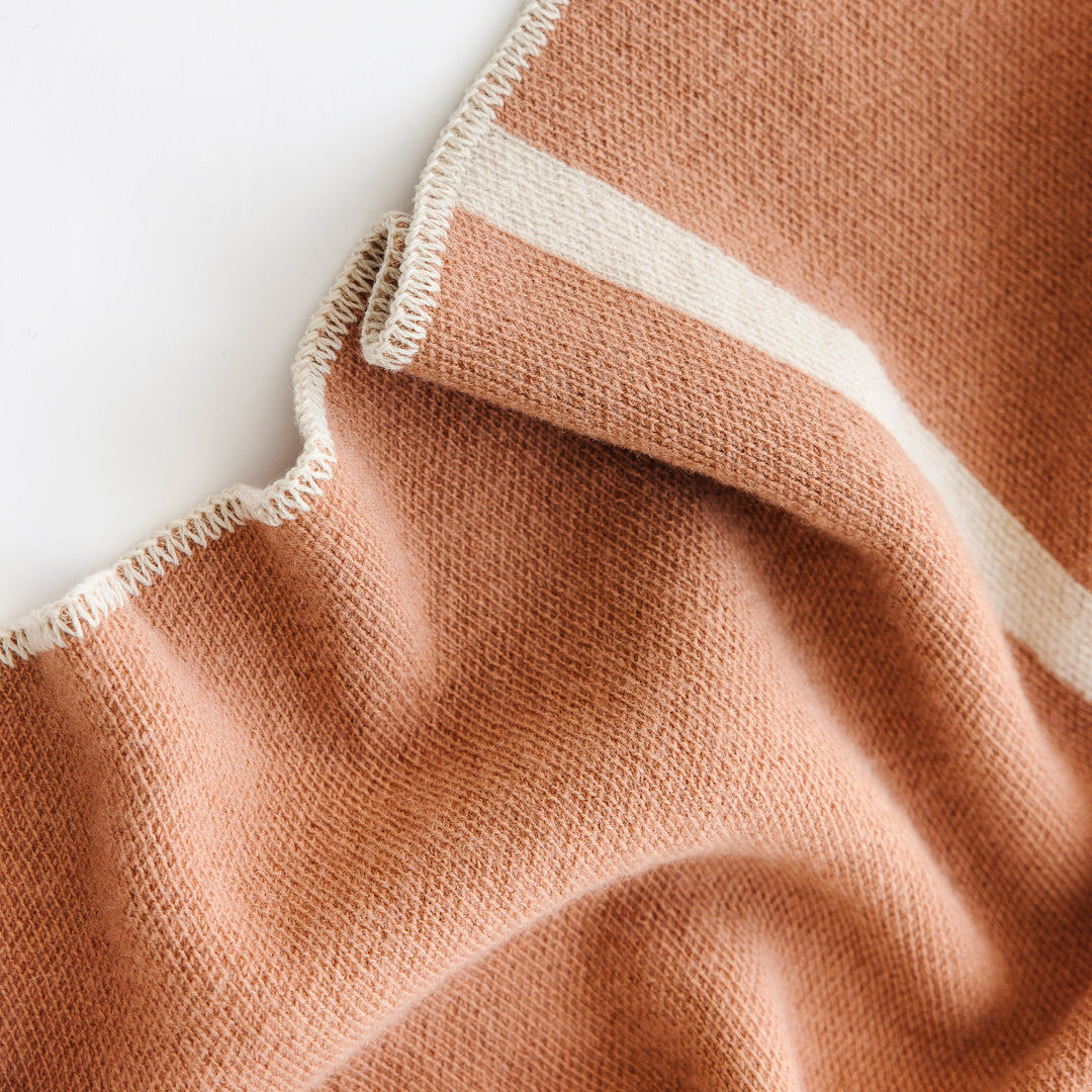 Foxtrot Home New Zealand Wool Baby Blanket.