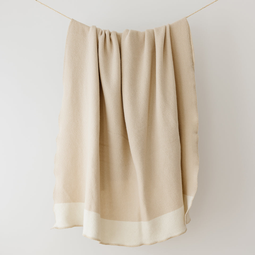 Foxtrot Home New Zealand Wool Blanket Throw.