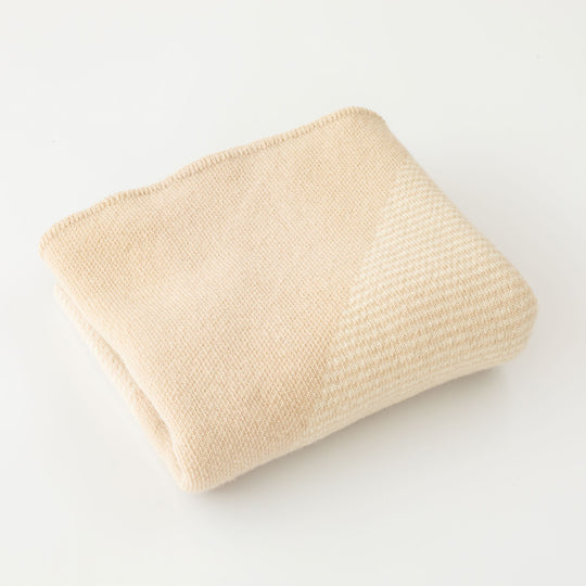 Pampas Geometric Wool Baby Blanket