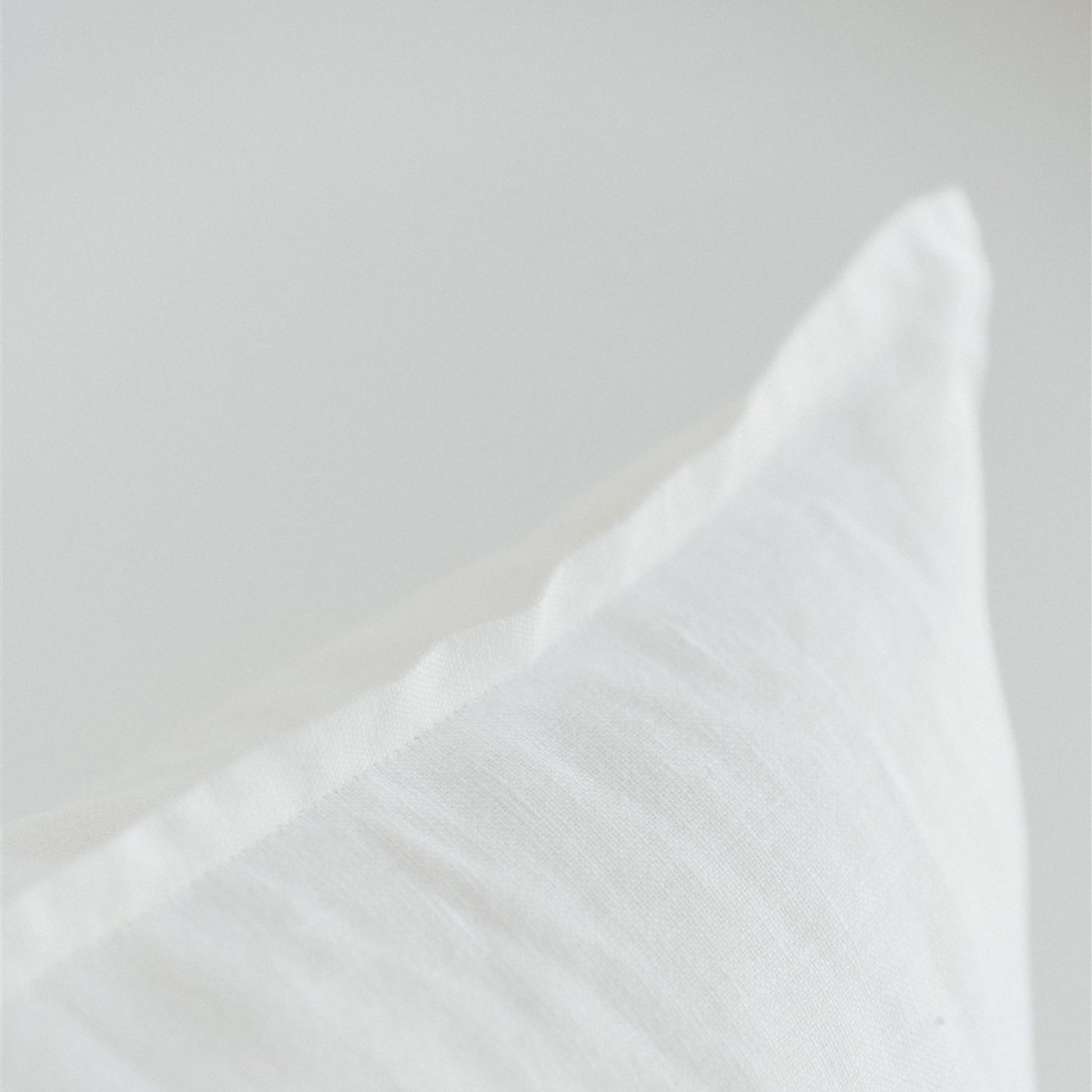 Foxtrot Home French Flax Linen styled with a Brilliant White Cushion