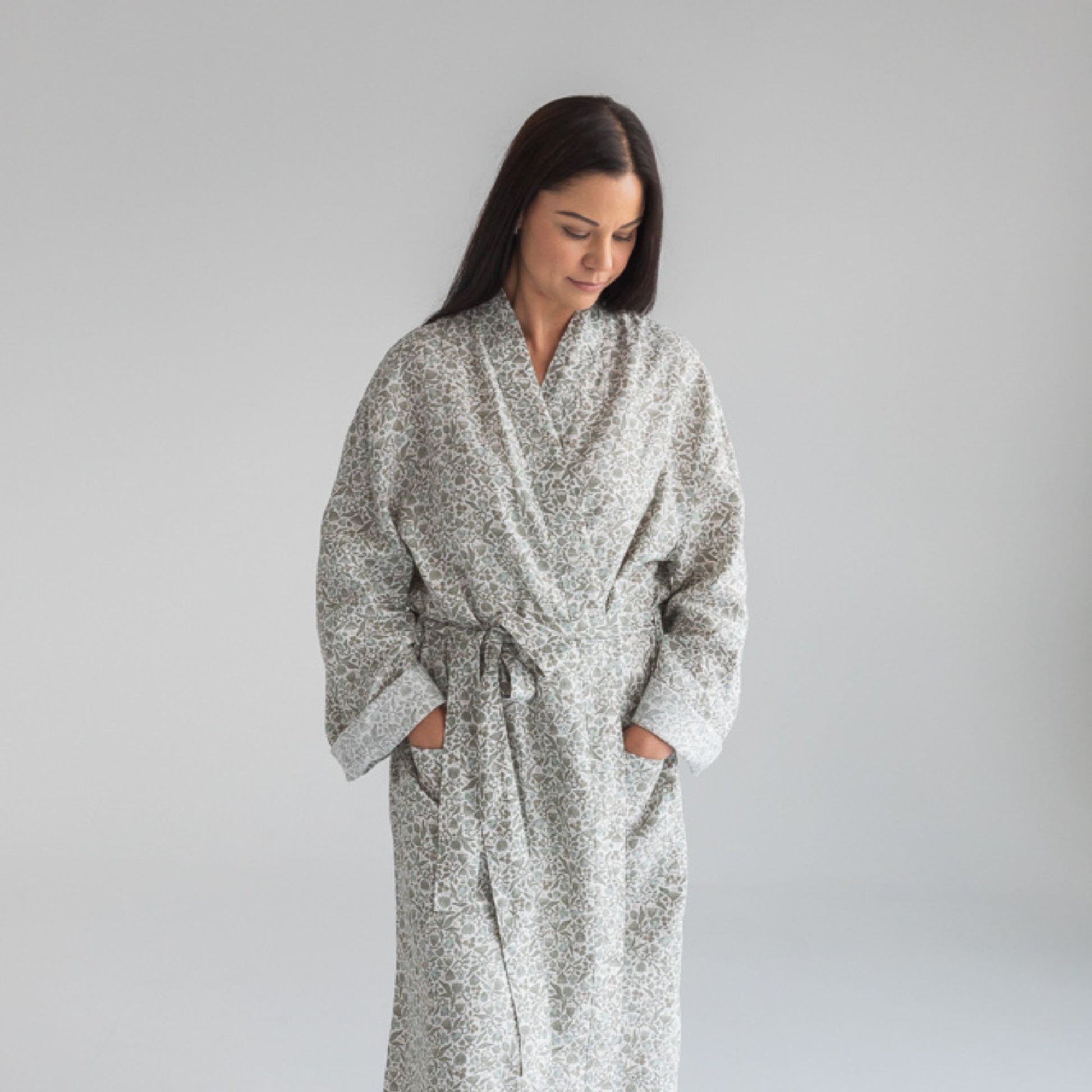 Evelyn Linen Robe