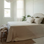 Foxtrot Home New Zealand Wool Bedspread t in Pampas