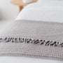 Foxtrot Home New Zealand Wool Throw Blanket Cloud