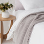 Foxtrot Home New Zealand Wool Throw Blanket Cloud