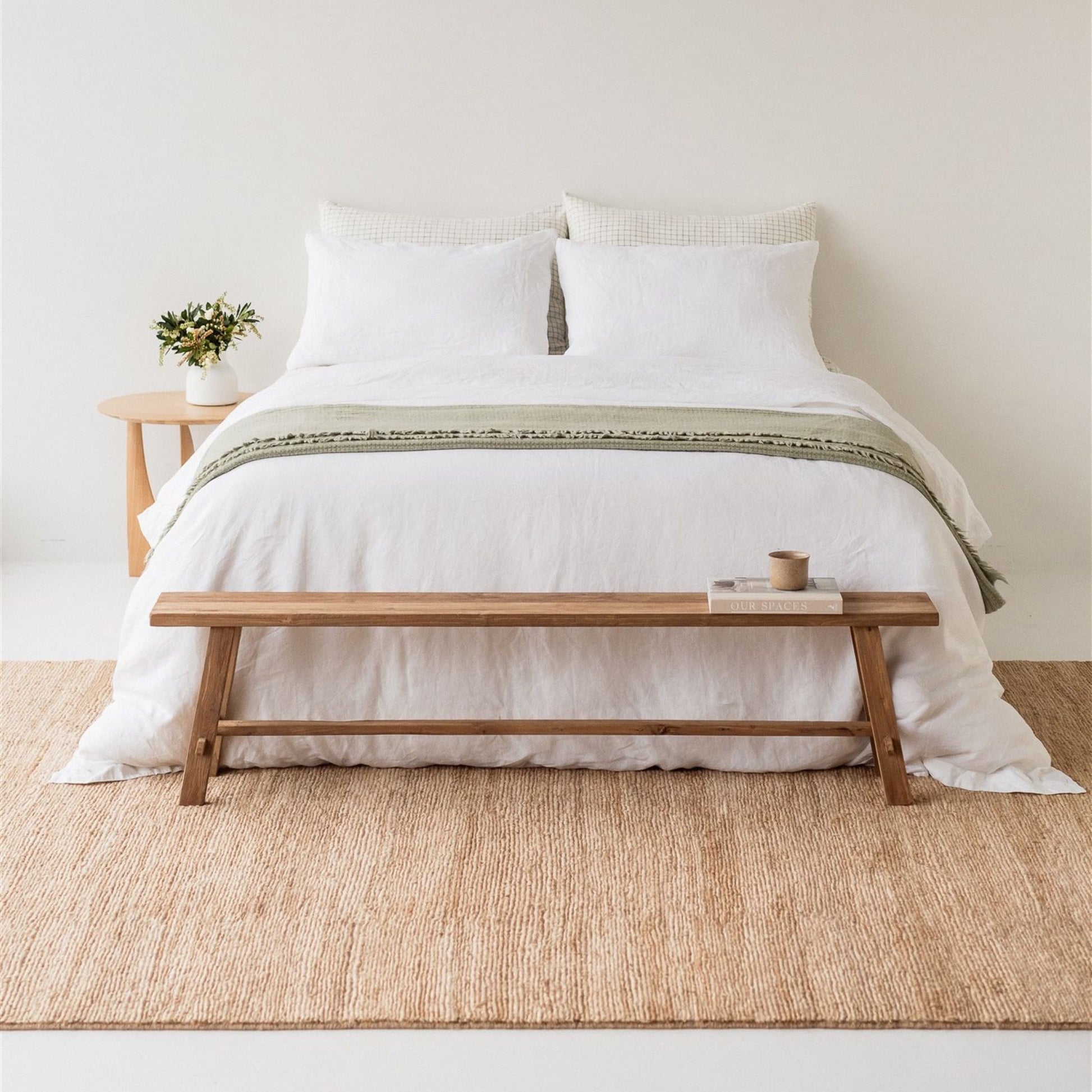 Foxtrot Home New Zealand Wool Throw Blanket Spring
