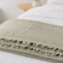 Foxtrot Home New Zealand Wool Throw Blanket Spring