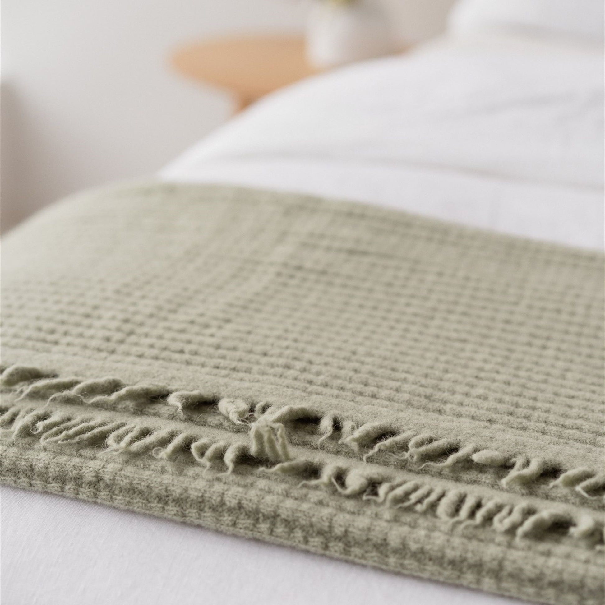 Foxtrot Home New Zealand Wool Throw Blanket Spring