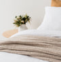 Foxtrot Home New Zealand Wool Throw Blanket Sand