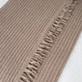 Foxtrot Home New Zealand Wool Throw Blanket Mushroom