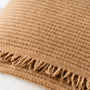Foxtrot Home New Zealand Wool Throw Blanket Ginger Honey