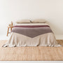 Foxtrot Home New Zealand Wool Throw Blanket Geometric Fig