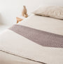 Foxtrot Home New Zealand Wool Throw Blanket Geometric Fig