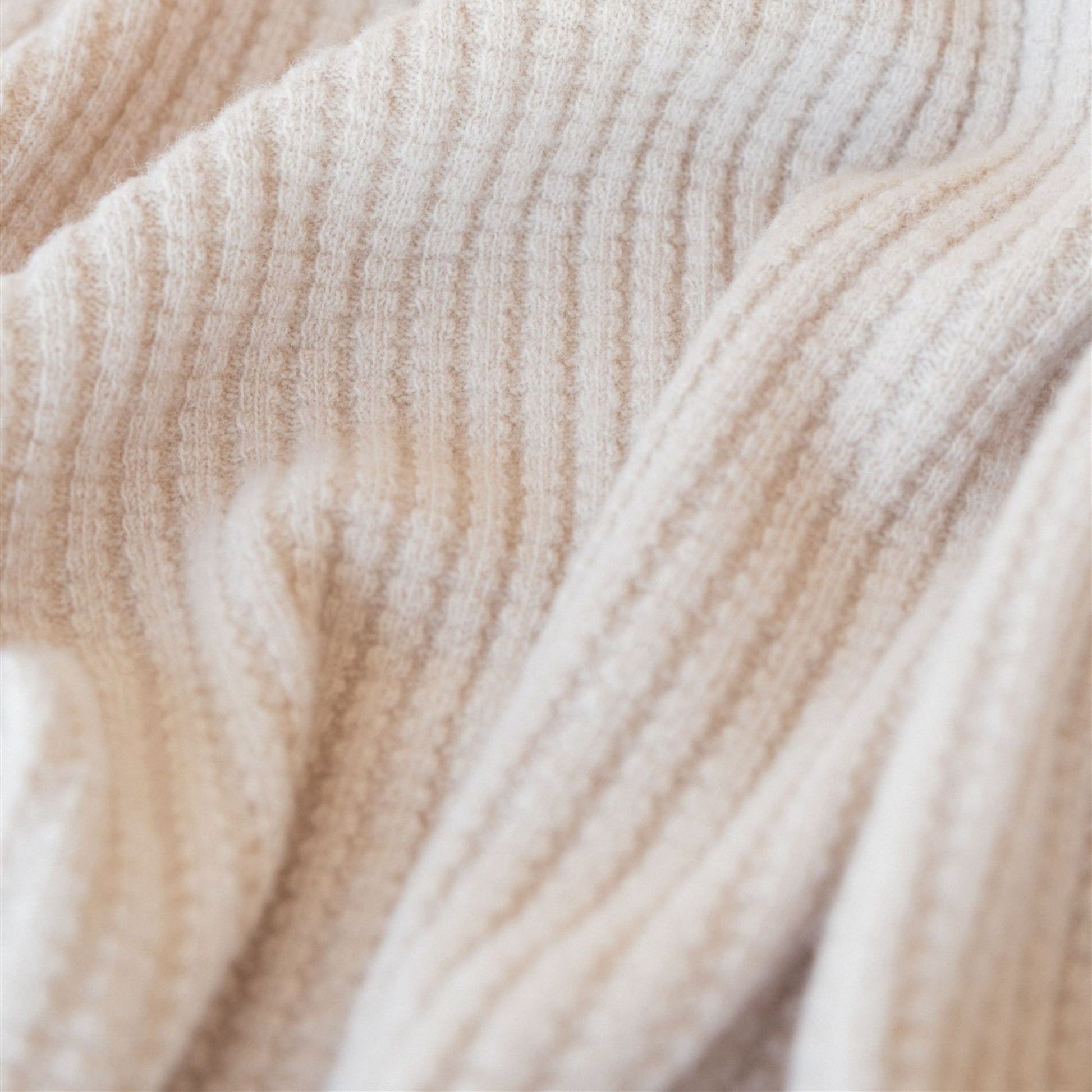 Foxtrot Home New Zealand Wool Throw Blanket in Birch