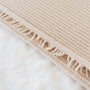 Foxtrot Home New Zealand Wool Throw Blanket in Birch
