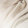 Foxtrot Home New Zealand Wool Throw Blanket in Pampas Geometric