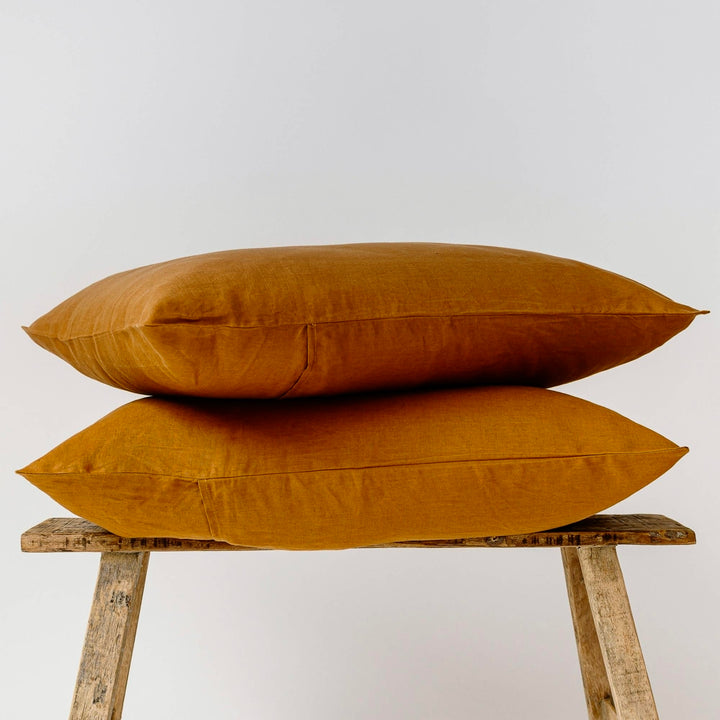 Tobacco Linen Pillowcases