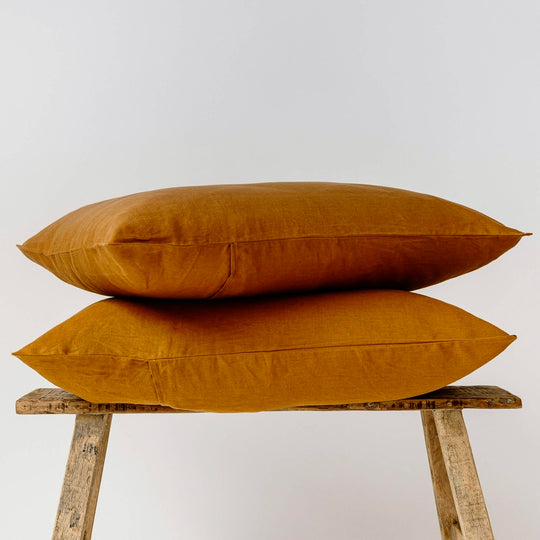 Tobacco Linen Pillowcases