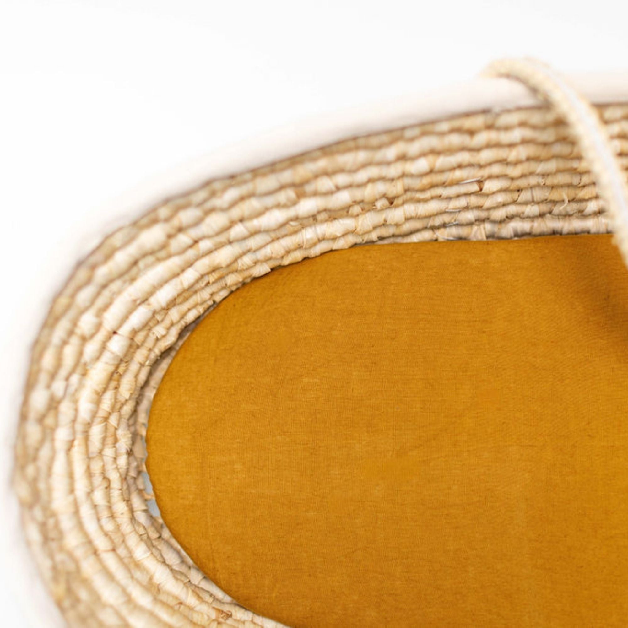 Ginger Honey Linen Cot/Bassinet Sheet