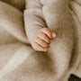 Foxtrot Home New Zealand Wool Baby or Knee Blanket in Oatmeal