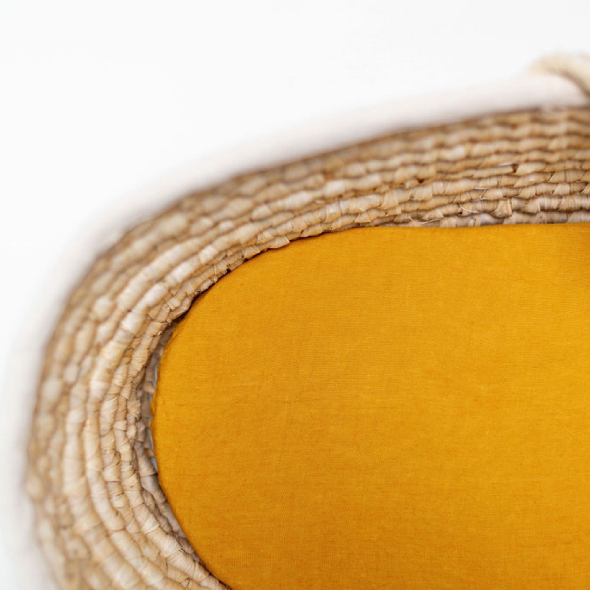 Mustard Yellow Linen Cot/Bassinet Sheet