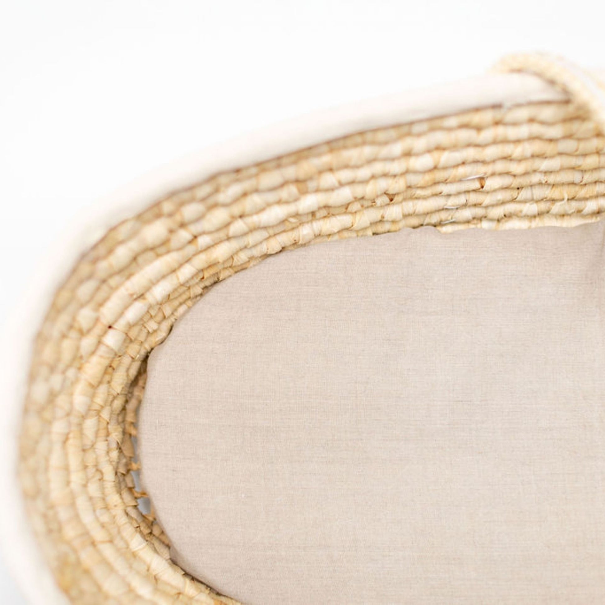 Natural Linen Cot/Bassinet Sheet