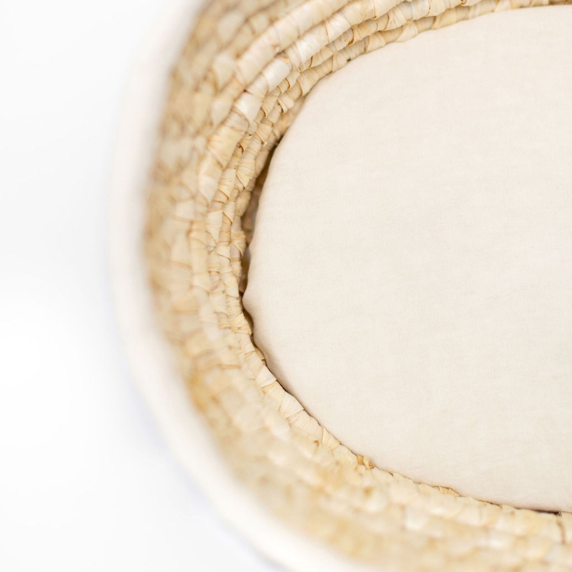 Oat Linen Cot/Bassinet Sheet