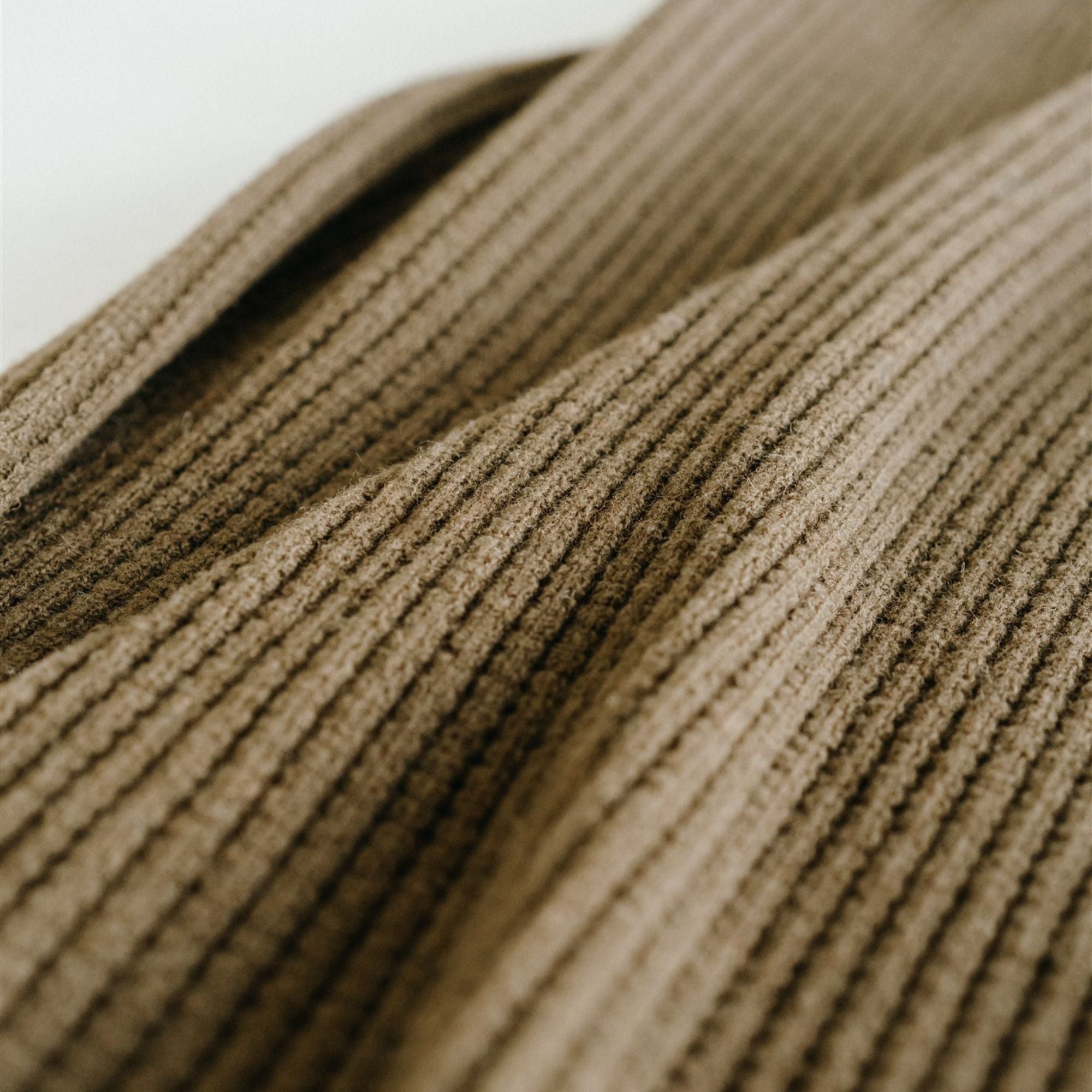 Foxtrot Home New Zealand Wool Throw Blanket Olive Green