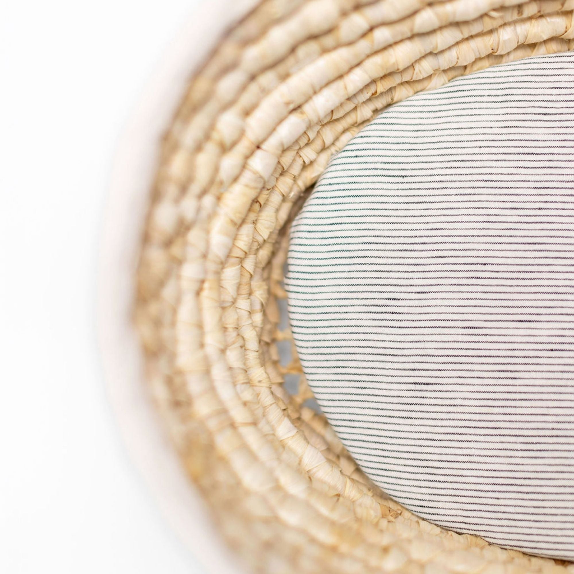 Pinstripes Linen Cot/Bassinet Sheet