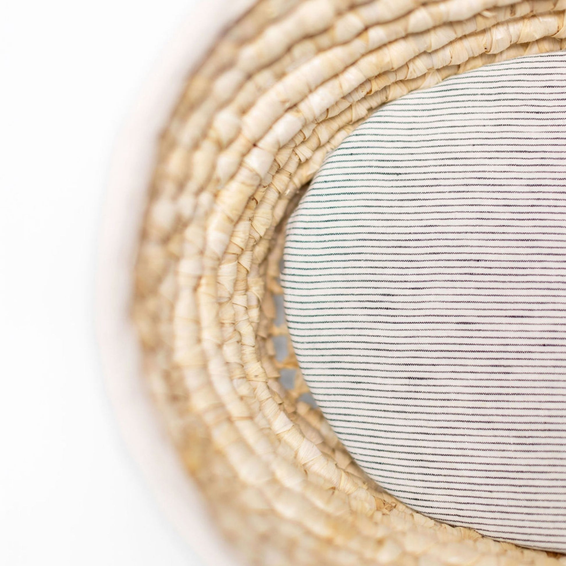 Pinstripes Linen Cot/Bassinet Sheet