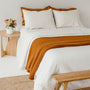 Foxtrot Home New Zealand Wool Throw Blanket Rust