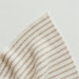 Foxtrot Home New Zealand Wool Throw Blanket in Sand Stripes