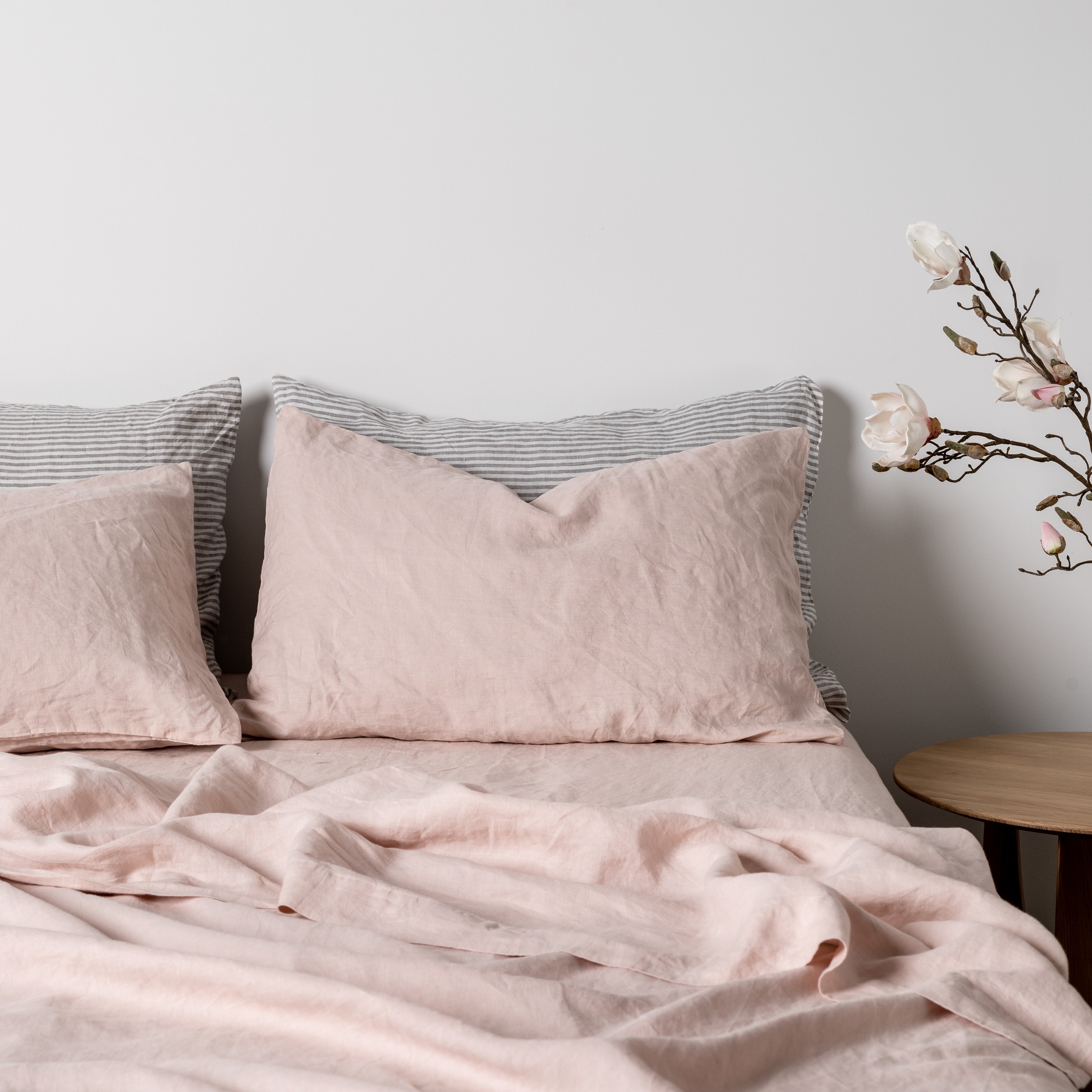 Dusty pink pillow sales case