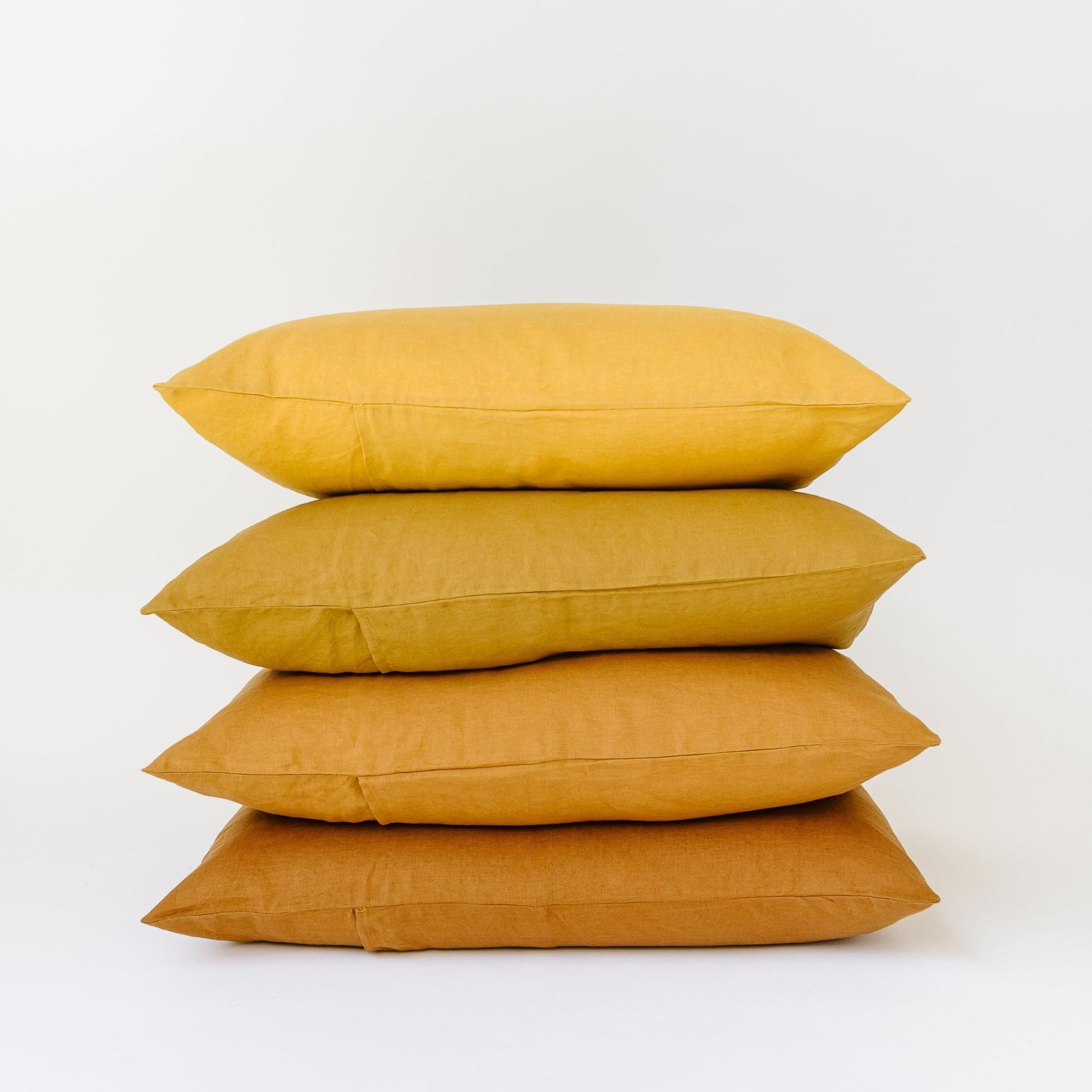 Ginger Honey Linen Pillowcases