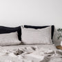 Foxtrot Home French Flax Linen styled in a bedroom with Sheets Sets.