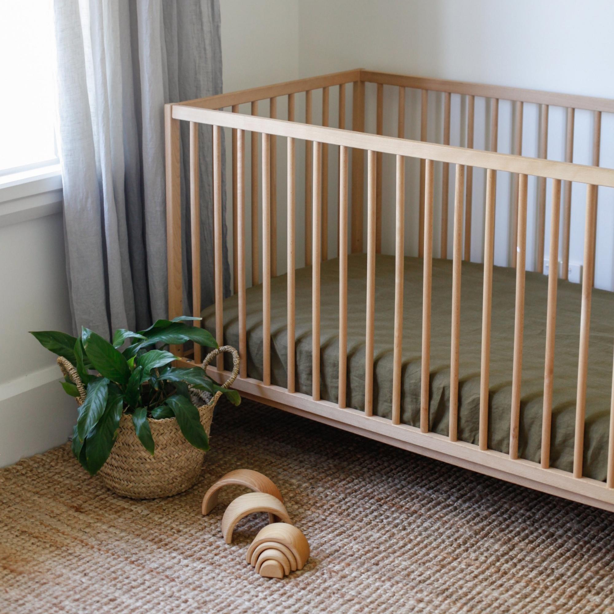 Linen cot discount