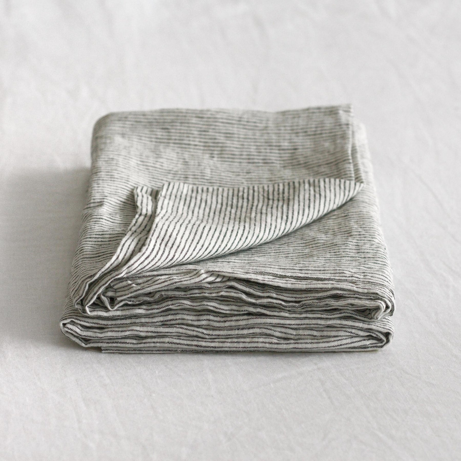 Pinstripes Linen Pillowcases Foxtrot Home