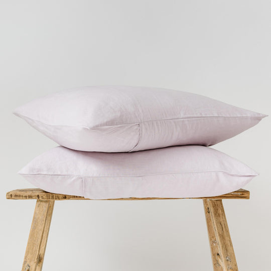 Lilac Purple Linen Pillowcases